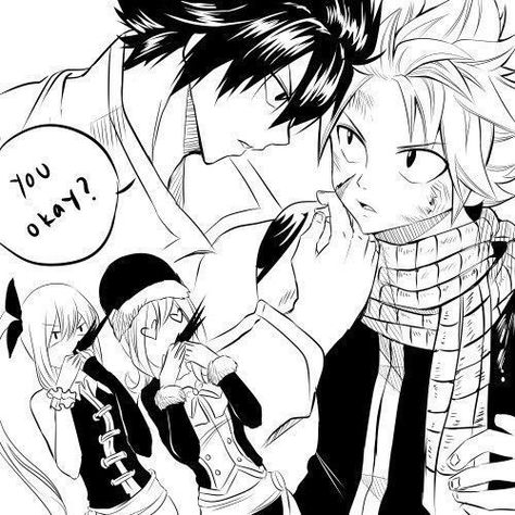 Gratsu Pics - 35 - Wattpad Fairy Tail Natsu X Gray, Natsu X Gray Comic, Natsu X Gray, Gray X Natsu, Natsu And Gray, Fairy Tail Gruvia, Fairy Tail Gray, Fairy Tail Funny, Fairy Tail Comics