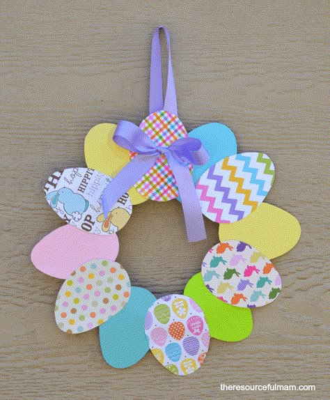 Preschool Easter crafts! These easy Easter activities are perfect for Christian Sunday school or just at home. These are SO easy and include free printables. #Easter #eastercrafts #eastercraftspreschool #preschool Easter Wreath Craft, Easter Crafts Preschool, Easter Crafts For Toddlers, Easter Crafts For Adults, Diy Spring Crafts, Fun Easter Crafts, Easter Wreath Diy, Easter Preschool, Easy Easter Crafts