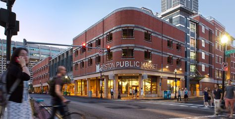 Gallery of Boston Public Market / Architerra - 7 Boston Public Market, Community Market, Visiting Boston, Public Market, Outdoor Market, Food Hall, Retail Design Blog, Public Education, Boston Massachusetts