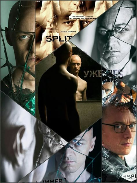 Great Movie Kevin Wendell Crumb, James Mcavoy Split, M.night Shyamalan, Psychological Movies, Split Movie, James Mcavoy Michael Fassbender, Night Shyamalan, Victor Frankenstein, Bald Man