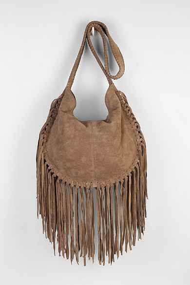 Bags + Wallets - Urban Outfitters Suede Hobo Bag, Looks Hippie, Leather Fringe Bag, Fringe Handbags, Fringe Purse, Fringe Bags, Boho Bags, Suede Fringe, Brown Bags