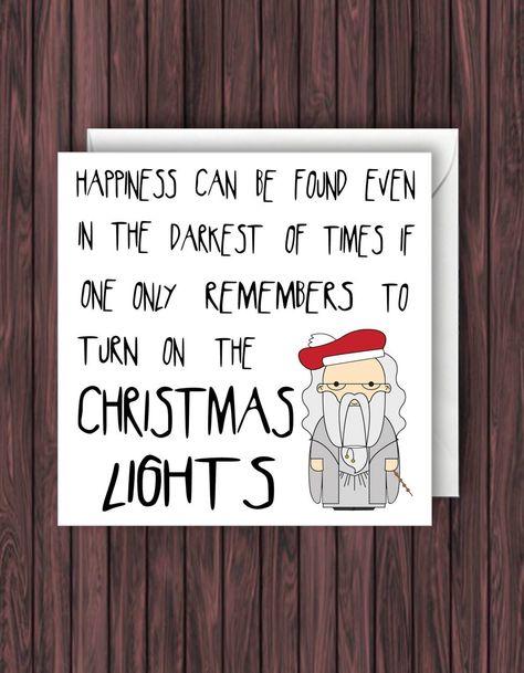 Harry Potter Christmas Cards, Harry Potter Christmas Card, Funny Christmas Card Sayings, Funny Christmas Cards Diy, Carte Harry Potter, Harry Potter Cards, Christmas Humor Ecards, Geek Christmas, Christmas Ecards