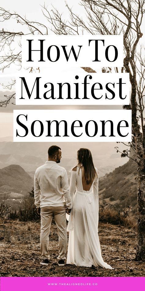 Want to manifest someone? It's easier than you think! Find out more about manifesting a specific person for a conversation, text & more with these 3 secret manifesting techniques | thealignedlife.co | how to manifest, law of attraction, relationship | #thealignedlife #manifestation #manifestsomeone How To Manifest Marriage, How Do You Manifest, How To Make Someone Fall For You Manifest, How To Manifest True Love, Manifesting An Ex Back, Manifest Someone To Be Obsessed With You, Manifest A Man, How To Attract Love, How To Manifest Him