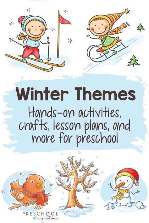 Whether you need winter crafts, hands-on learning activities, lesson plans, or themes for teaching preschool, we've got you covered! #preschoolinspirations #preschool #teachingpreschool #ece #preschoolthemes #winter #wintercrafts Winter Preschool Themes, December Preschool Themes, Themes Preschool, January Preschool Themes, January Lesson Plans, Preschool Inspirations, Winter Lesson Plan, Winter Theme Preschool, Toddler Lessons