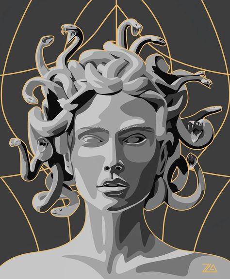 Medusa Painting, Diy Canvas Art Painting, Art Inspiration Painting, Painting Art Projects, Cool Art Drawings, Pics Art, Diy Canvas Art, Canvas Art Painting, Art Drawings Simple