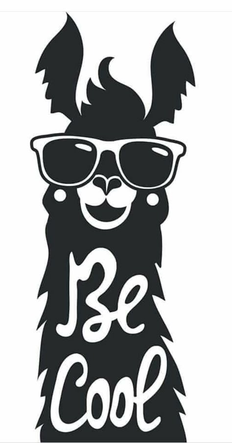 Cool Calligraphy, Alpaca Cartoon, Sunglasses Clipart, Vinyle Cricut, Frida Art, Idee Cricut, Llama Alpaca, Image Svg, Cool Lettering