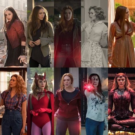 Scarlet Witch Costume, Elizabeth Olsen Scarlet Witch, Black Widow Natasha, Scarlet Witch Marvel, Marvel Images, Scarlett Witch, Marvel Cosplay, Wanda And Vision, Marvel Girls