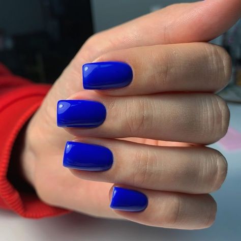 New Years Nails Blue, Short New Years Nails, Royal Navy Blue, New Years Nails, Zebra Nails, Spring Acrylic Nails, Short Gel Nails, Classy Nail Designs, Subtle Nails