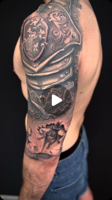 ⚜️•TATTOO ARTIST•  DΛVIDKΛƬΛ • ⚜️ on Instagram: "🤺 Serbian knight 🤺
•
•
•
•

#art #artist #tattoo #tattoos" Serbian Knight, Serbian Tattoo, David Tattoo, Artist Tattoo, Knight Art, Tattoo Artist, Art Artist, Tattoos, On Instagram