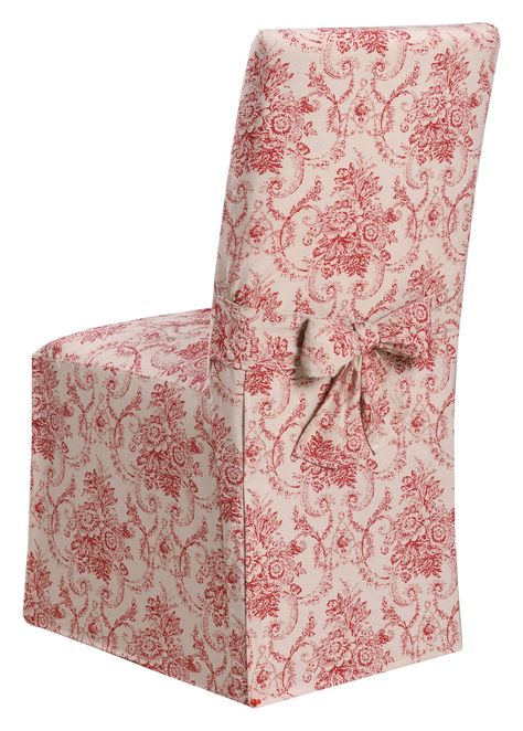 PRICES MAY VARY. 50% Cotton; 50% Polyester Imported Country Of Origin: China The Package Height Of The Item Is 7.5" The Package Length Of The Item Is 13.0" The Package Width Of The Item Is 2.0" Chateau Dining Room, French Country Colors, French Provincial Decor, Dining Room Chair Slipcovers, French Farmhouse Style, French Farmhouse Decor, French Provincial Style, Luxury Mirror, Chair Slipcover