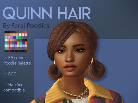 Sims 4 Braids Cc Maxis Match, Ts4 Maxis Match Cc, Braid Buns, Afro Hair Sims 4 Cc, Maxis Match Cc, Sims 4 Black Hair, Sims 4 Family, Sims 4 Mm Cc, Sims 4 Expansions