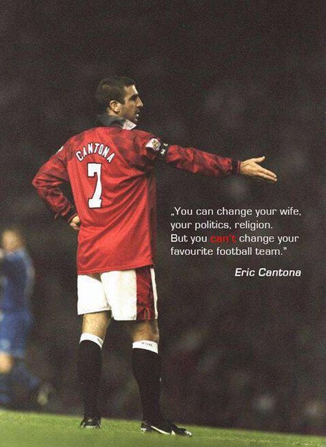 Eric Cantona, A Man, Soccer, Football, Quotes, Red, American Football