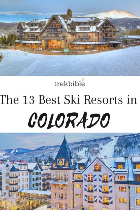 Denver Colorado Ski Resorts, Ski Resorts In Colorado, Colorado Ski Trip, Ski Destinations, Travel Colorado, Colorado Ski Resorts, Colorado Trip, Winter Travel Destinations, Colorado Ski