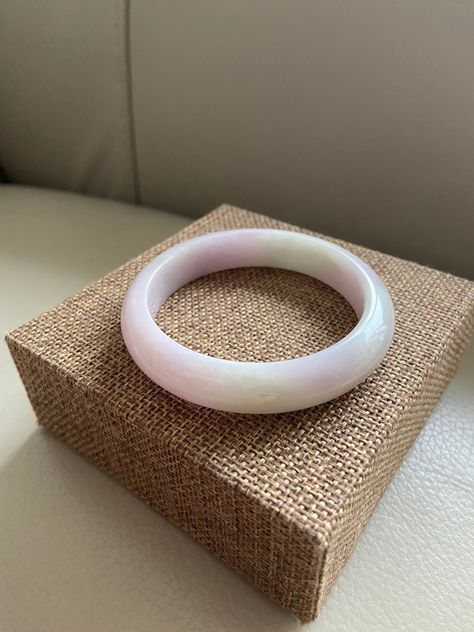 Excited to share the latest addition to my #etsy shop: Jade Bangle 57.0mm (2.24"), Round Shape, Light Lavender, Natural Jadeite Bracelet, Certified Grade A Jade, Myanmar Burmese Gemstones Jewelry Lavender Green, Light Lavender, Jade Bangle, Gemstones Jewelry, Good Marriage, Chinese Culture, Jade Pendant, Burmese, Perfect Gift For Her