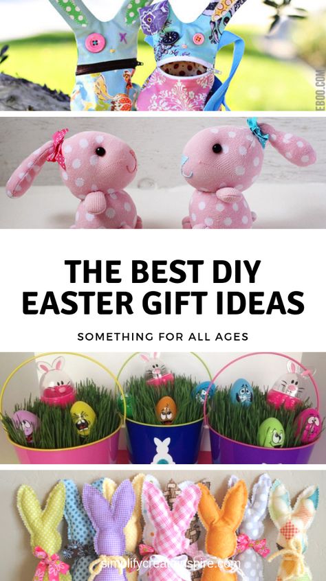 The best DIY Easter gift ideas for all ages. No chocolate gifts for Easter that kids and adults will love. Give handmade this Easter #eastercrafts #diyeastergifts #eastergiftideas Homemade Easter Gifts, Small Easter Gifts, Diy Osterschmuck, Easter Gift For Adults, Easter Gift Ideas, Easter Crafts For Toddlers, Easter Crafts For Adults, Diy Easter Gifts, Easter Presents