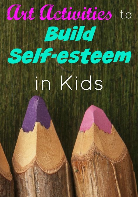 Using art activities to build self-esteem in kids is a great way to help children get through rough times in ways they can relate to. Check out these ideas! Self Esteem Kids, Self Esteem Activities, Art Therapy Projects, Rough Times, Building Self Esteem, Therapeutic Activities, Counseling Activities, Child Therapy, Art Therapy Activities