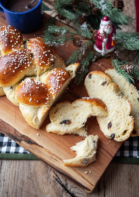 Traditional Finnish Cardamom Bread Recipe (Pulla) | Beyond Kimchee Finnish Pulla Bread Recipe, Pulla Bread Recipe, Finnish Traditions, Pulla Recipe, Scandinavian Bread, Cardamom Bread Recipe, Family Christmas Food, Scandinavian Desserts, Cardamom Bread