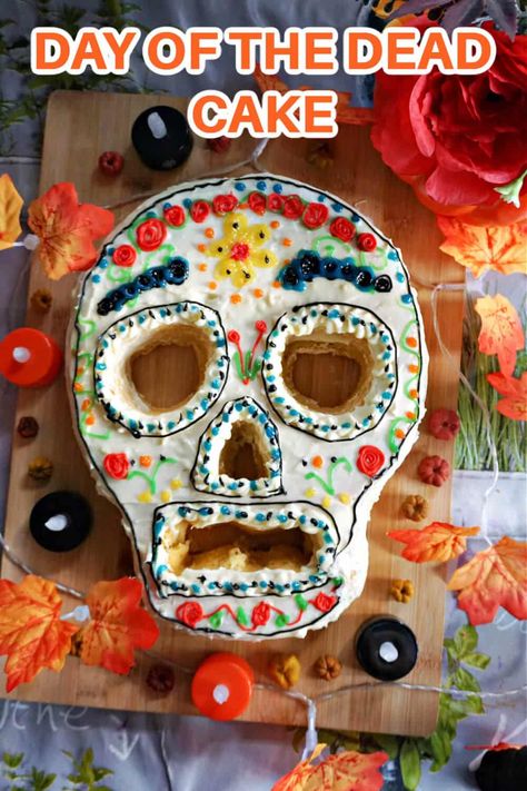 Day Of The Dead Cake, Vanilla Sponge Cake, Sweet Pie, Sponge Cake, Mouth Watering, Dessert Recipes Easy, Easy Desserts, Tart, Delicious Desserts