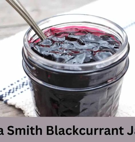 Delia Smith Blackcurrant Jam Recipe Blackcurrant Jelly, Currant Jelly, Delia Smith, British Desserts, Blueberry Sauce, Jam And Jelly, Jam Recipe, Coconut Whipped Cream, Jelly Recipes