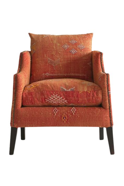 This Upholstered Classic Accent Armchair was designed by Andrew Martin. Bring the warmth and joy of the Medina into your home with this beautiful and colorful chair upholstered in original Moroccan textiles. The complete collection of Andrew Martin furniture, lighting & decor is now available at Oroa.com. Moroccan Seating, Unique Armchair, Moroccan Chair, Moroccan Textiles, Andrew Martin, Linen Armchair, Aloe Vera Plant, Upholstered Armchair, Moroccan Leather