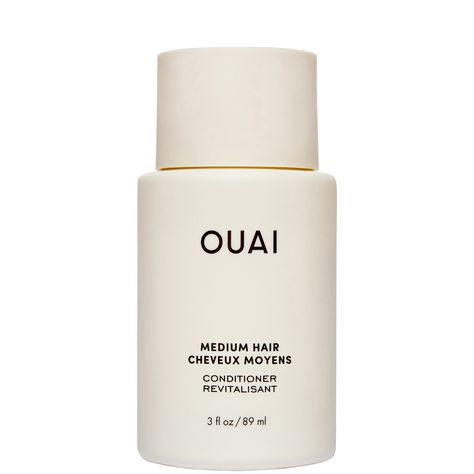 Restore vitality to dull, lacklustre lengths with the OUAI Medium Hair Conditioner. The intensely hydrating conditioner locks in moisture, creating the illusion of glossy, sleek tresses with an enviable shine. Uniquely created for medium hair, the conditioner is enriched with nourishing babassu and coconut oils, quenching the strands, while powerful hydrolysed keratin encourages the look of stronger hair with fuller body.  An infusion of replenishing kumquat fruit extract visibly rejuvenates hai Shampoo Travel Size, Shea Butter Body Shop, Stronger Hair, Toning Shampoo, Makeup Sale, Bespoke Tailoring, Skin Toner, Hydrating Mask, Makeup Gift