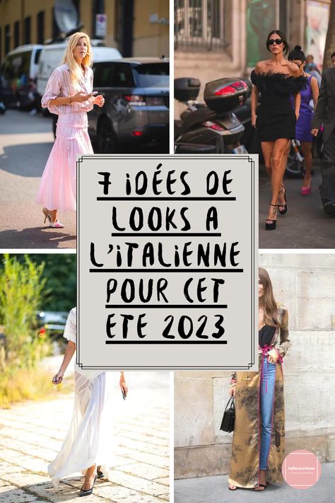 7 Idées de Looks a L'Italienne Qui Vont Sauver Nos Looks Pour Cet Eté Elles portent la jupe midi mieux que personne, osent les sandales les plus difficiles de la saison et suivent les mandats de Miuccia Prada comme le meilleur des mantras. Miuccia Prada, Fashion Mode, Blogging, Prada