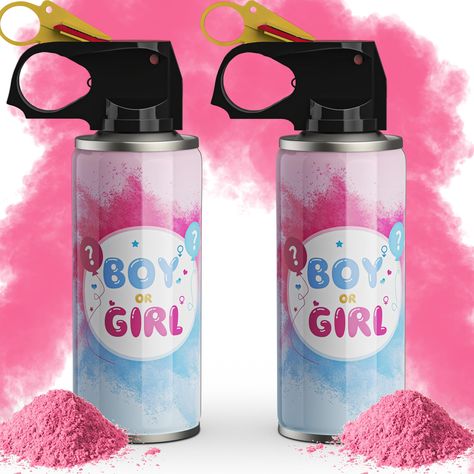 PRICES MAY VARY. Fun for Gender Reveal Party - The gender reveal fire extinguisher is a unforgettable way to announce the gender of your baby during your gender reveal party. Last 6 Seconds - Each extinguisher holds 0.22 pound of safe colored powder and will shoot up to 10 feet into the air, giving you an enthusiastic climax to your gender reveal like no other. 100% Safety - The powder is made from safe corn starch, which is soluble and easy to clean up, will not leave residue on your lawn, perf Outdoor Gender Reveal Ideas, Gender Reveal Balloons, Baby Gender Reveal, Reveal Ideas, Reveal Party, Baby Gender, Baby Shower Gender Reveal, Fire Extinguisher, Reveal Parties