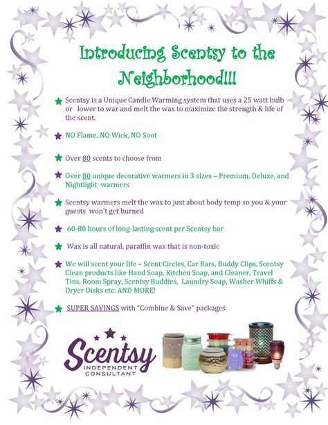 Scentsy Neighborhood Order you Scentsy products today at https://breed.scentsy.us Follow me on Facebook at www.facebook.com/reed.brandi16/ You can also email me at brandireed2003@hotmail.com with any questions or for more information about Scentsy. Scentsy Office, Scentsy Consultant Marketing, Scentsy Display, Scentsy Sample Ideas, Scentsy Party Games, Fragrance Quote, Scentsy Consultant Business, Scentsy Flyers, Scentsy Games