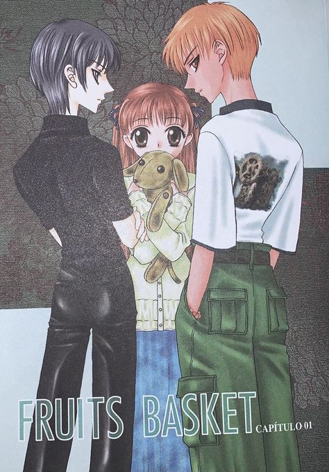 Fruits Basket Manga Cover, Fruits Basket Official Art, Natsuki Takaya, Fruits Basket Manga, Tohru Honda, Fruits Basket Anime, Fruit Baskets, Anime Room, Anime Family