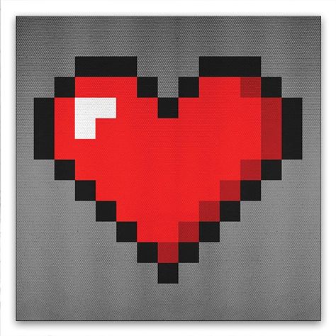 Quadro Coração 8 Bits Pixel Vida Cheia Mario Crafts, Geek Diy, Meditation Rooms, 8 Bits, Pen Drive, Yahoo Search, Canada Flag, Superhero Logos, Pixel Art