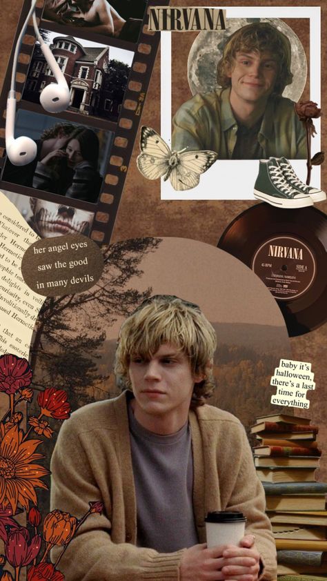 Ahs Wallpaper, Evan Peters, Energy, Collage, Halloween