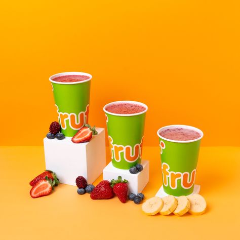 Studio photohoot for juice brand Fruit Shoot, Cup Photo, Kids Juice, Human Photography, Shooting Studio, Juice Branding, Juice Cup, Studio Photoshoot, Fresh Juice