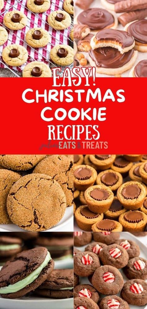 Ready to bake Christmas Cookies? Try out your favorite classic like Molasses Cookies, Sugar Cookies and Mexican Wedding Cookies plus try some new ones that might become your favorites. We love Almond Cherry Cookies, Peanut Butter Ritz Cookies and Chocolate Crinkle Cookies. These cookie recipes are perfect for Christmas holiday trays and sharing. Betty Crocker Christmas Cookie Recipes, Ooy Gooy Butter Cookies Christmas, Christmas Baking Cookies Holidays, Christmas Cookies With Liquor, Cake Box Christmas Cookies, Christmas Cookies No Chill, No Chill Christmas Cookies, Famous Christmas Cookies, Best Christmas Cookie Recipes Ever