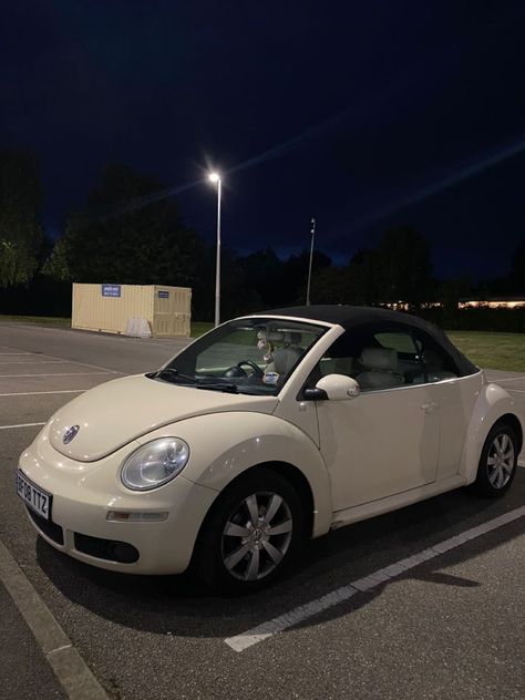 Cream Vw Beetle, All Wheel Drive Cars, 2014 Volkswagen Beetle, 2007 Volkswagen Beetle, Bettle Volkswagen Aesthetic, Beetle Car Aesthetic, Buggy Volkswagen, Volkswagen Beetle Aesthetic, Volkswagen Beetle Convertible