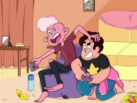 Steven X Lars, Lars Steven Universe, Steven Universe Ships, Steven Uni, Steven Universe Diamond, Steven Universe Oc, Steven Universe Movie, Steven Universe Drawing, Steven Universe Characters