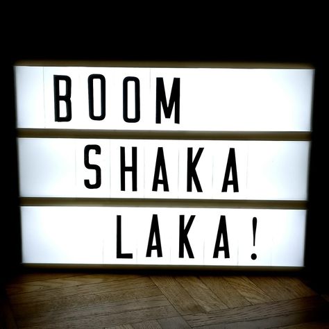 Boom Cinema Light Box Quotes, Lightbox Letters, Box Quotes, Cinema Box, Light Box Quotes, Light Box Diy, Light Up Box, Light Box Sign, Illuminated Signs