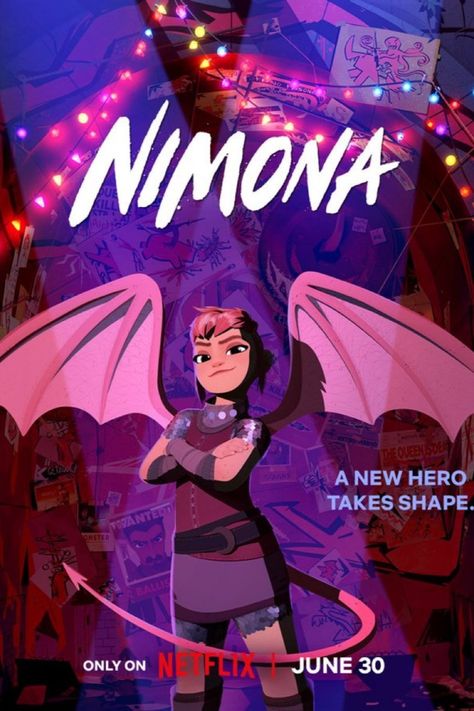 Nimona Poster, Animation Stop Motion, Pinturas Disney, Arte Sketchbook, Fantasy Adventure, All Movies, Film Serie, Animation Film, Movie Art