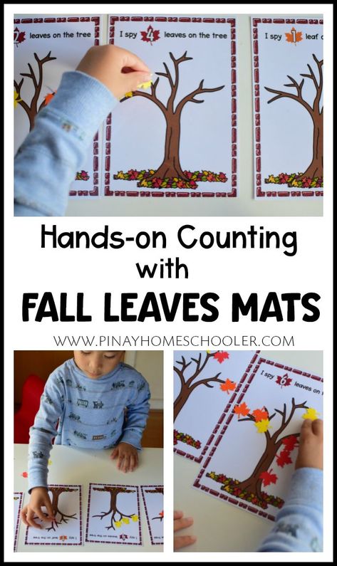 COUNTING LEAVES #preschool #autumn #kidsactivities #kindergarten #printables #fall Leaves Kindergarten, Leaves Preschool, Preschool Autumn, Fall Lesson Plans, Pink Stickers, Fall Preschool Activities, Fall Lessons, Fall Kindergarten, Kindergarten Printables