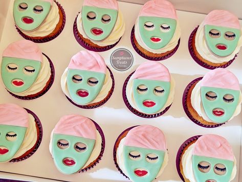 Spa Cupcakes, Theme Cupcakes, Themed Cupcakes, Cup Cakes, Fondant Cakes, Work Ideas, Cupcake Cookies, Custom Cakes, Cupcake Toppers