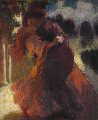 Roderic O'Conor-'ROMEO AND JULIET' Romeo And Juliet Aesthetic Art, Romeo And Juliet Aesthetic, Juliet Aesthetic, Juliet Capulet, Irish Art, Unusual Art, Paul Gauguin, The Embrace, Create Words