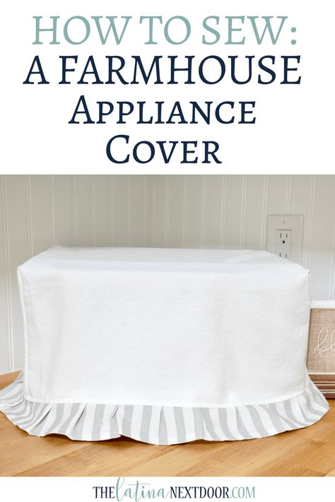 Small Appliance Covers, Farmhouse Tablecloths, Fresh Farmhouse, Cottage Market, Foyer Decorating, Fall Kitchen, Appliance Covers, Country Crafts, Curtain Patterns