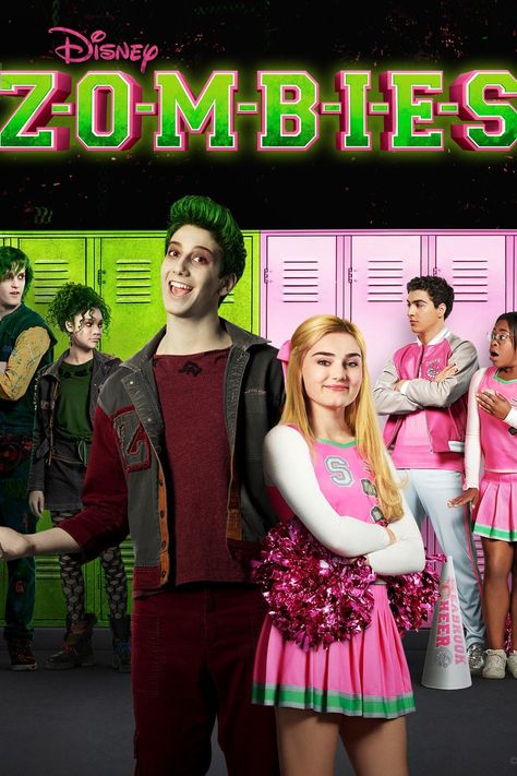 2018 Walt Disney Movies, Meg Donnelly, Disney Channel Original, Zombie Disney, Zombie Movies, Zombie 2, 2018 Movies, Film Disney, Cameron Boyce