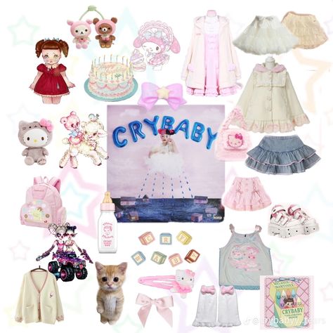 Melanie Martinez Cry Baby Concert Outfit, Trilogy Tour Outfit Ideas Cry Baby, Melanie Martinez Cry Baby Outfit Ideas, Crybabycore Outfits Melanie, Melanie Martinez Concert Outfit Ideas K-12, K-12 Concert Outfit, Melanie Martinez Concert Outfit K-12, Crybabycore Aesthetic Outfit, Crybabycore Outfits