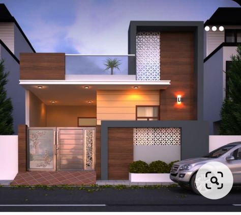 Gf Elevation Design Modern, Ground Floor Elevation Design Modern Architecture, Single House Elevation Design, Gf Elevation Design, Singlex Elevation, Single Floor Front Elevation Designs Modern, Elevation Designs For House Single Floor, Simple House Elevation, Single Floor Elevation Design