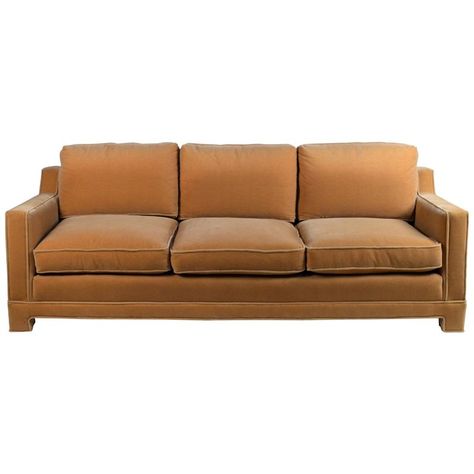 1stdibs Sofa - Impeccable Designer The Style Of Jean-Michel Frank American Art Deco Mohair, Upholstery, Hardwood, Down Mohair Sofa, Sven Sofa, Jean Michel Frank, Florence Knoll Sofa, Knoll Sofa, Deco Sofa, American Art Deco, Art Deco Wall Mirror, Art Deco Aesthetic