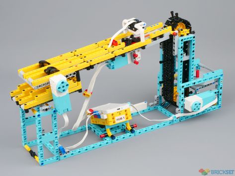 Using SPIKE Prime for GBCs | Brickset: LEGO set guide and database Lego Spike Prime Ideas, Lego Gbc, Lego Spike Prime, Lego Robotics, First Lego League, Code Blocks, Lego Education, Lego Mindstorms, Bowling Balls