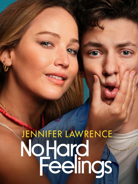 No Hard Feelings, Jennifer Lawrence, Movie Poster, Feelings