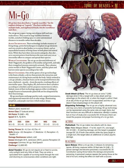 Dnd Lovecraft Monsters, Cataclysm Dark Days, Dnd Lovecraft, Homebrew Monsters, Lovecraft Monsters, Monster Manual, Dnd Backgrounds, Plant Monster, Dnd Homebrew