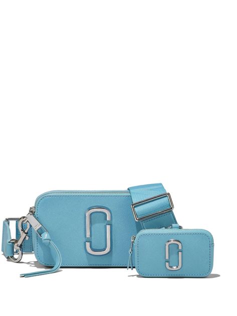 Marc Jacobs The Utility Snapshot Crossbody Bag - Farfetch Marc Jacobs Snapshot Bag Blue, Arm Candies, Marc Jacobs Snapshot Bag, Teal Purse, Marc Jacobs Crossbody Bag, Dream Bag, Trendy Purses, Dream Bags, Handbag Essentials