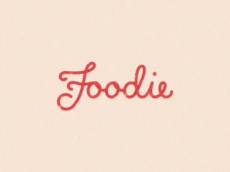 Foodie by Graph Concepts Foodies Logo, Bakery Logo Inspiration, Typography Logo Fonts, Foodie Design, Logo Moodboard, Food Typography, Food Logo Design, Typo Logo, Branding Mood Board